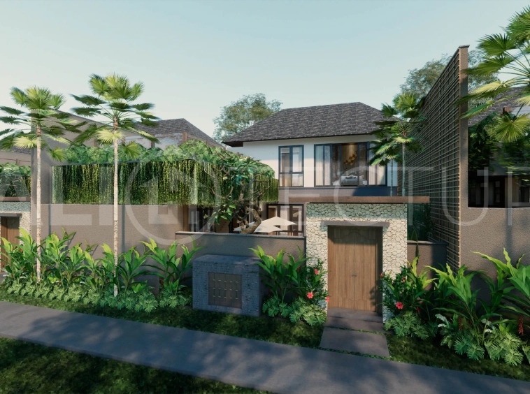 Exclusive 2BR Villa In Seminyak for Sale with Big Pool, Garden & Modern Design7