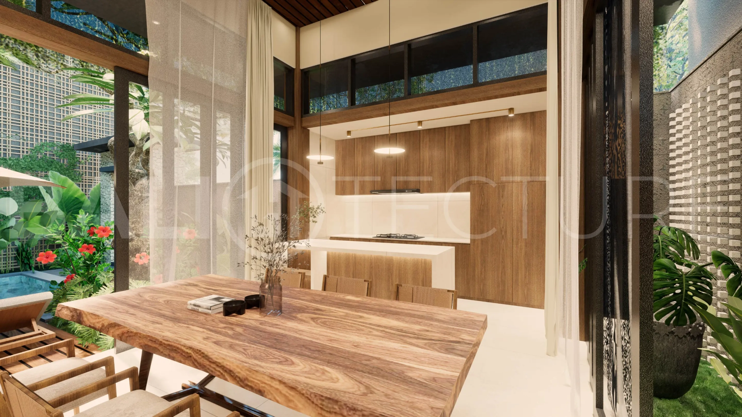 Exclusive 2BR Villa In Seminyak for Sale with Big Pool, Garden & Modern Design13