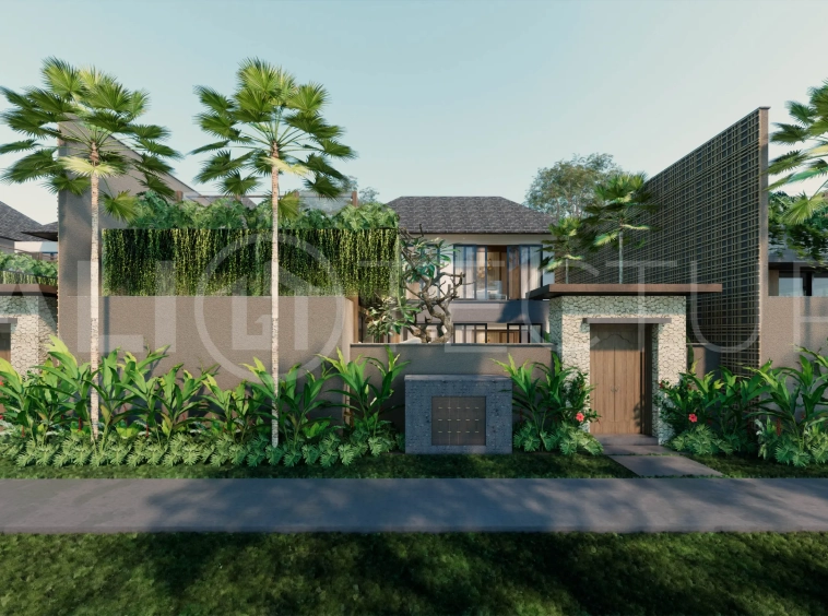 Exclusive 2BR Villa In Seminyak for Sale with Big Pool, Garden & Modern Design14