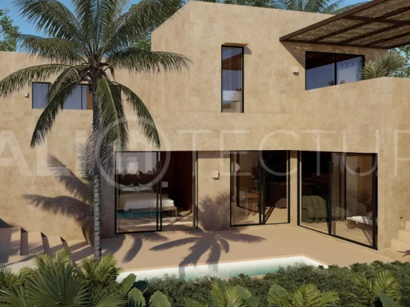 Stylish Tulum Inspired 2 Bedroom Villa for Sale In Canggu with Rooftop and Pool14