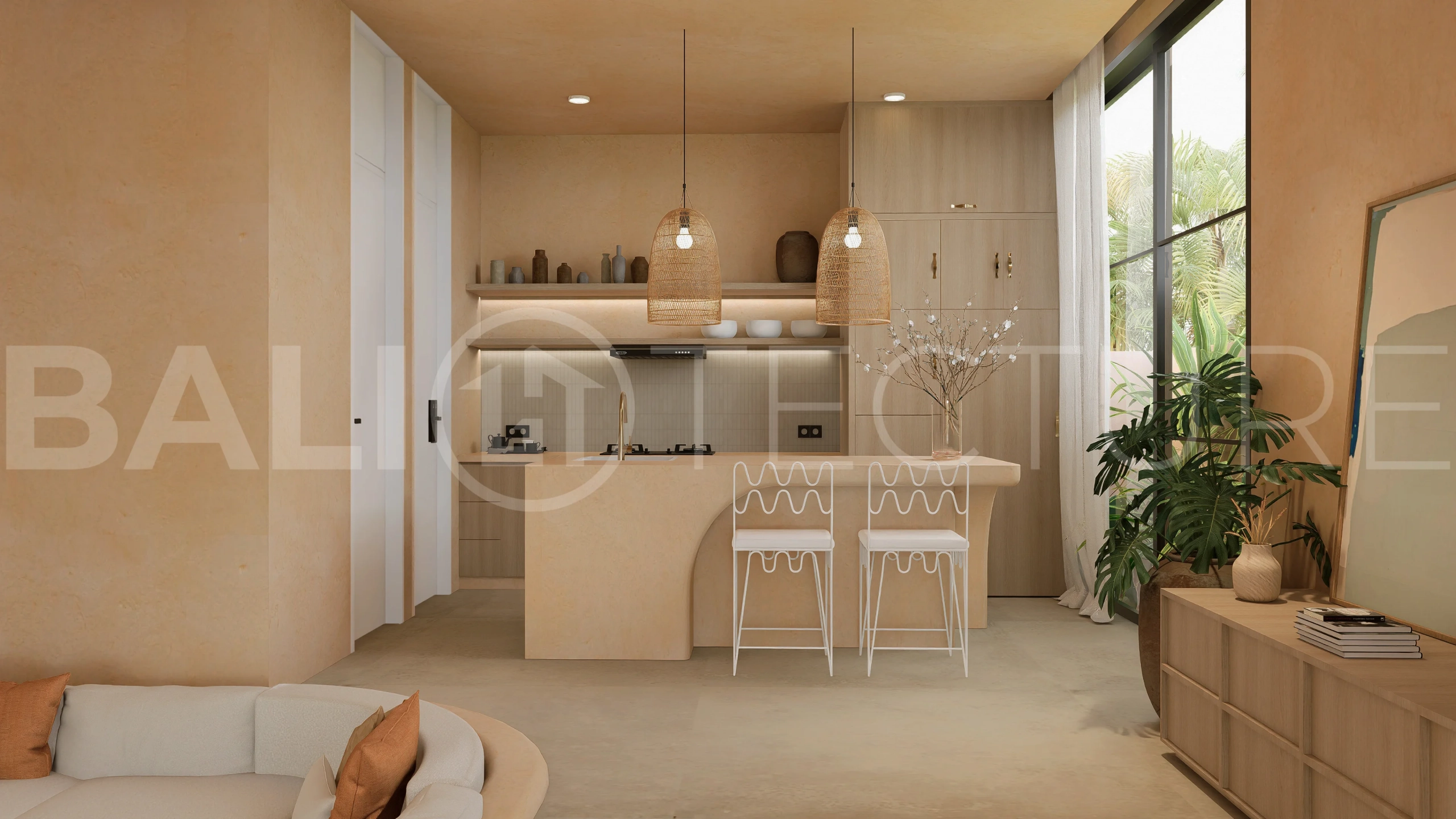 Off-Plan Mediterranean 2 Bedroom Villa for Sale near Uluwatu Beach 1