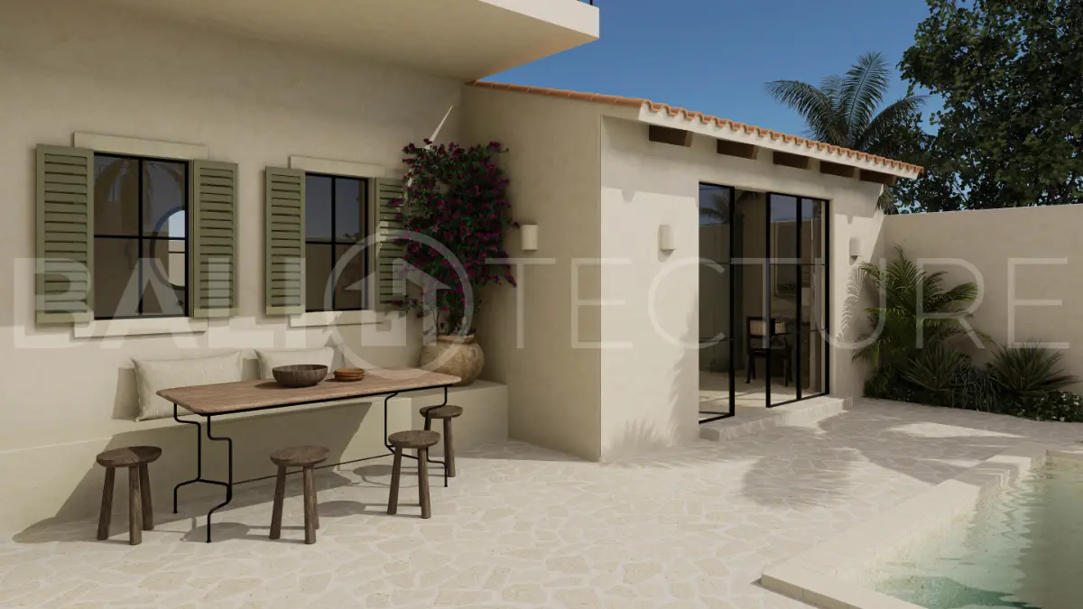 Turnkey 2 Bedroom Villa with Spanish Charm, Rooftop, and Private Pool for Sale In Canggu14