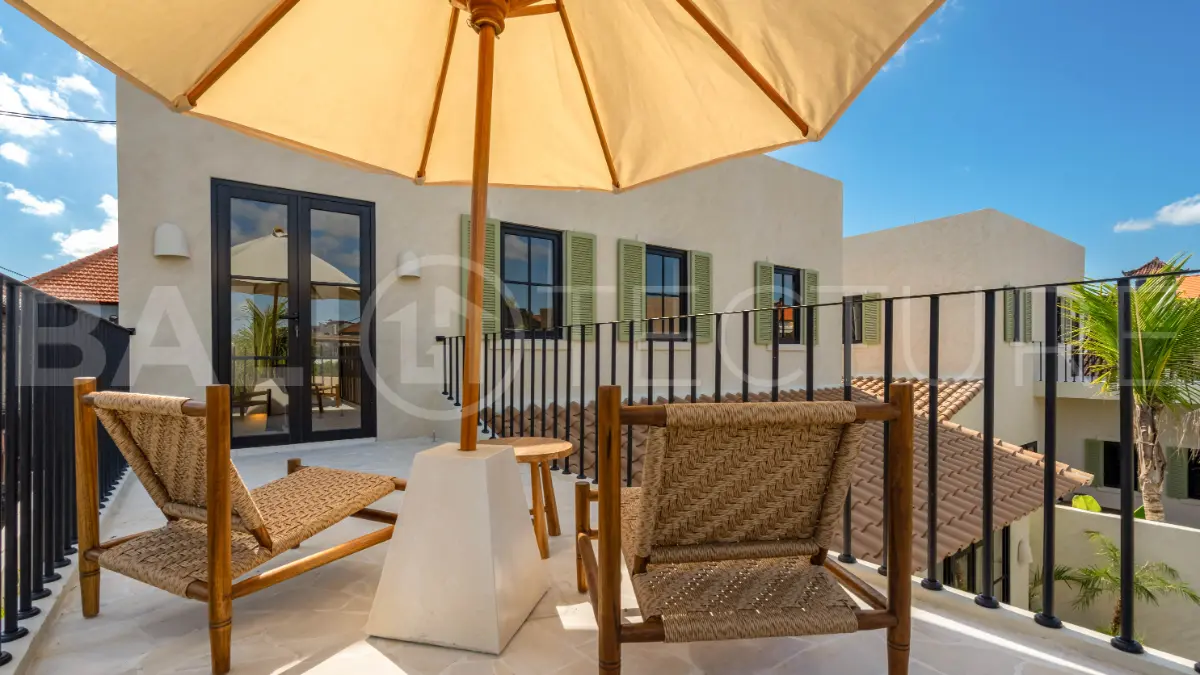 2 Bedroom Villa with Spanish Charm, Rooftop, and Private Pool for Sale In Canggu21