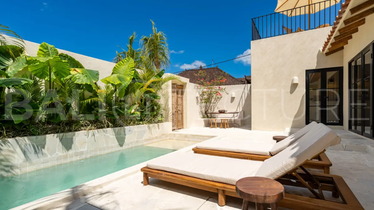 2 Bedroom Villa with Spanish Charm, Rooftop, and Private Pool for Sale In Canggu23