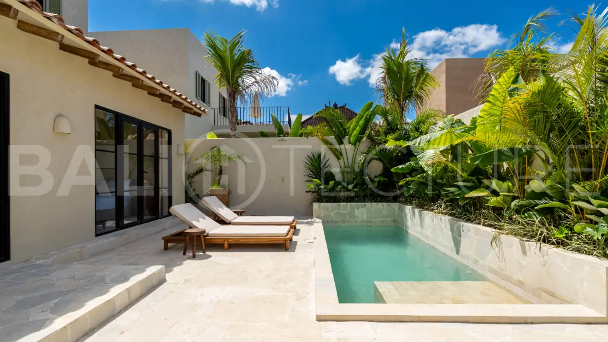 2 Bedroom Villa with Spanish Charm, Rooftop, and Private Pool for Sale In Canggu24