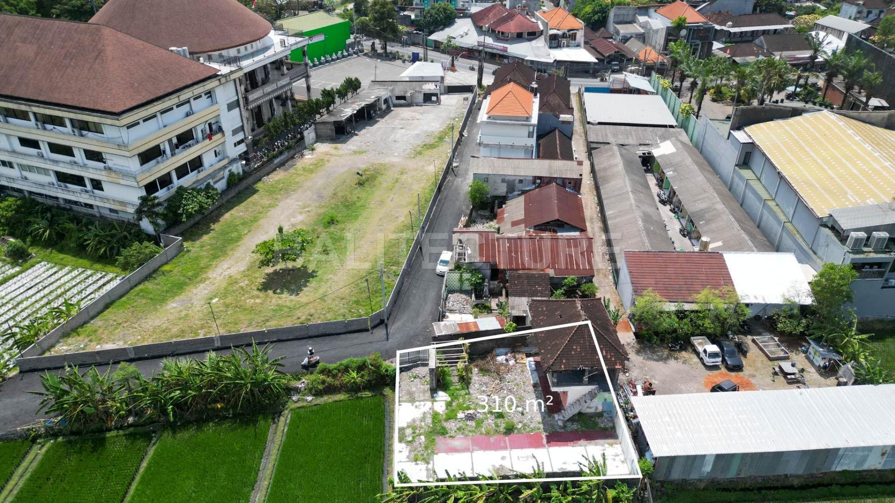 Land for sale with ricefields view