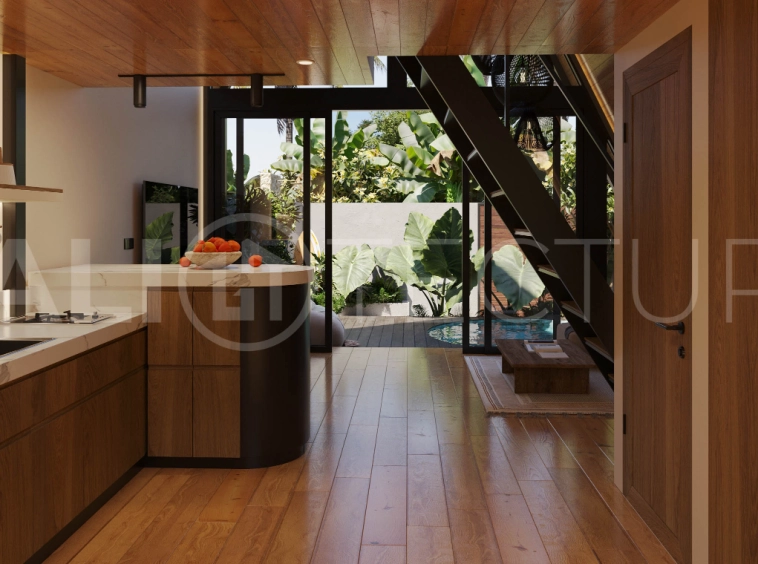 Bingin Off Plan Villa for Sale, Scandinavian Inspired 1 Bedroom4