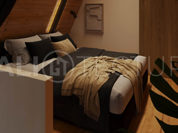 Bingin Off Plan Villa for Sale, Scandinavian Inspired 1 Bedroom9