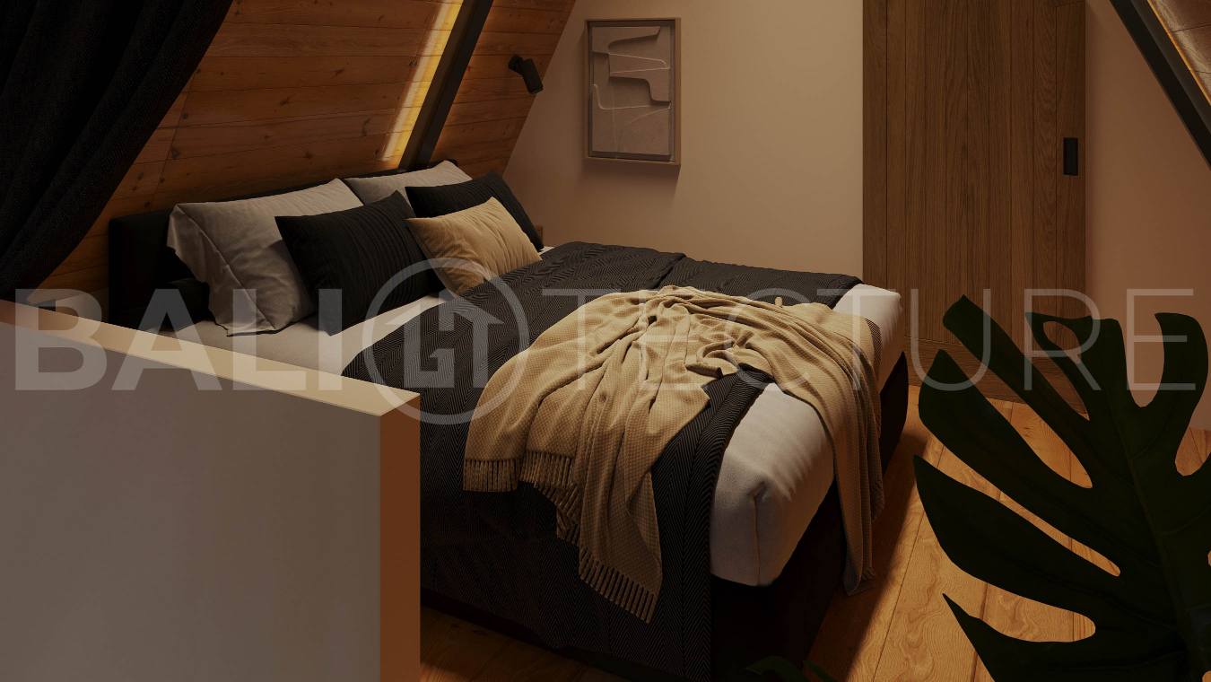 Bingin Off Plan Villa for Sale, Scandinavian Inspired 1 Bedroom9