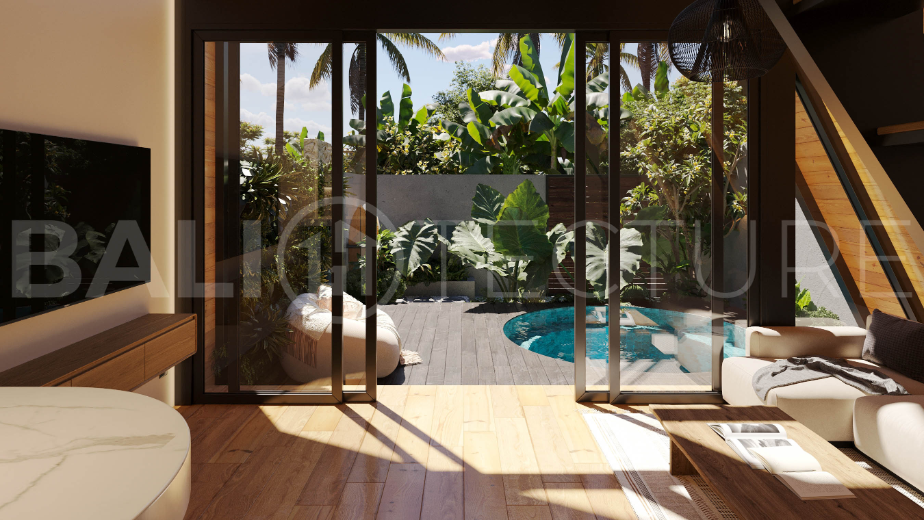 Bingin Off Plan Villa for Sale, Scandinavian Inspired 1 Bedroom13