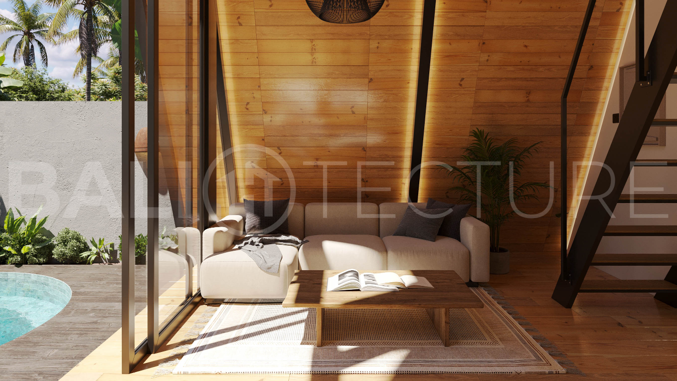 Bingin Off Plan Villa for Sale, Scandinavian Inspired 1 Bedroom17