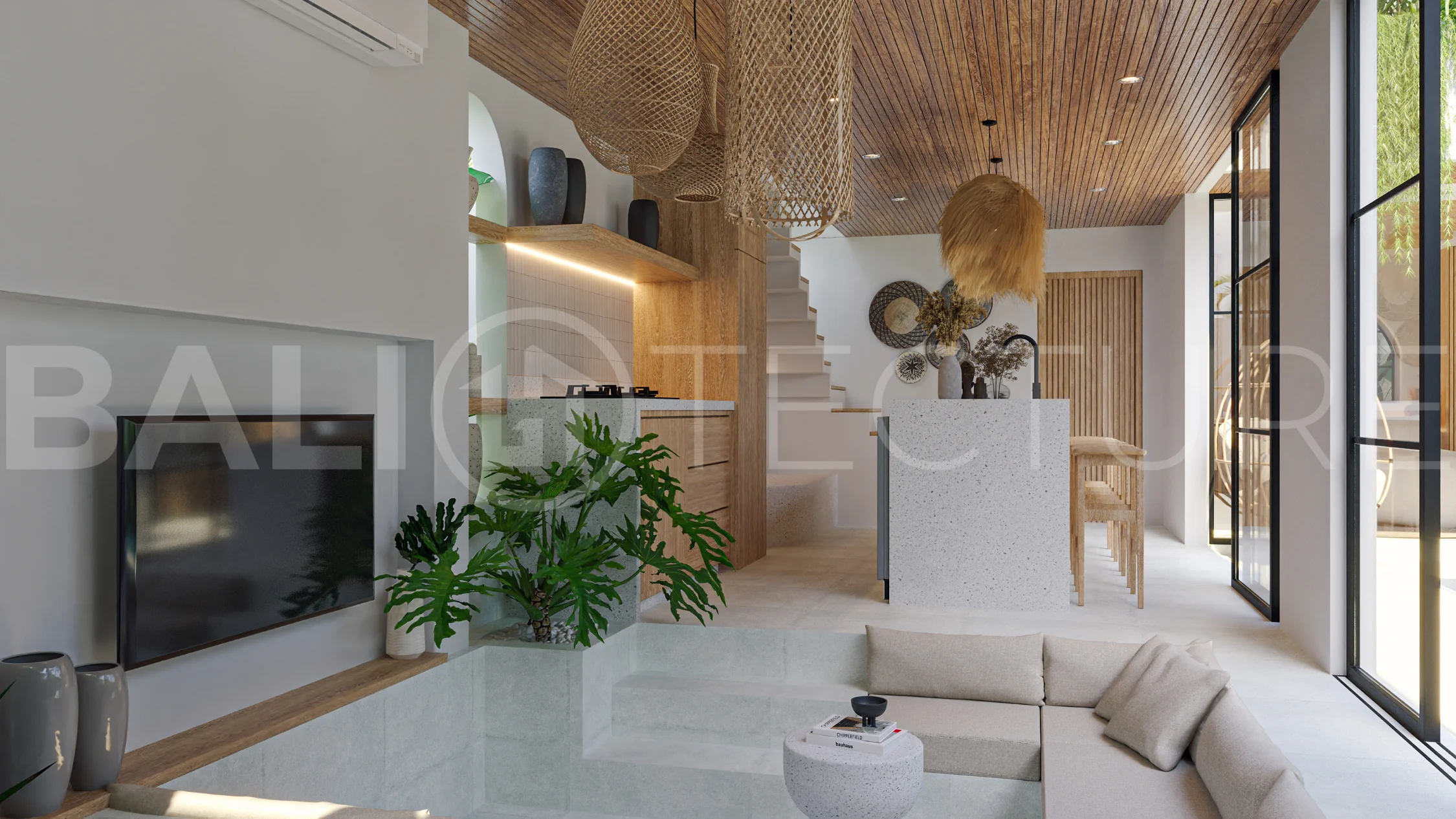 Tropical-Style-3-Bedroom-Villa-for-Sale-near-Cemagi-Beach-4