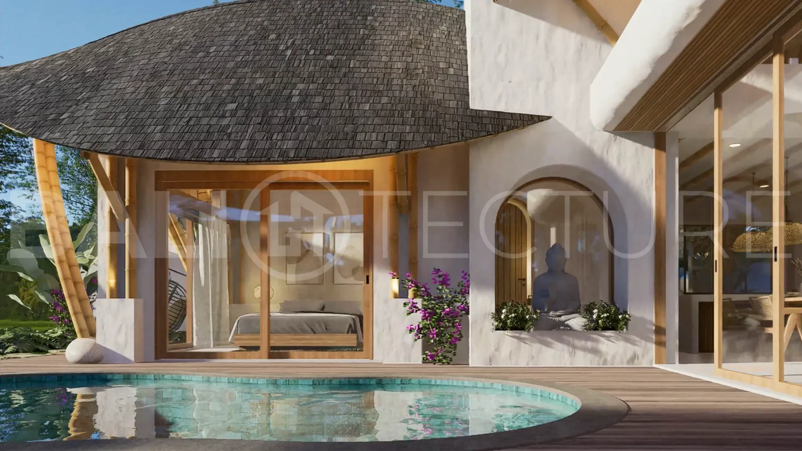 Off Plan Bamboo Villa near Ubud Center for Sale7