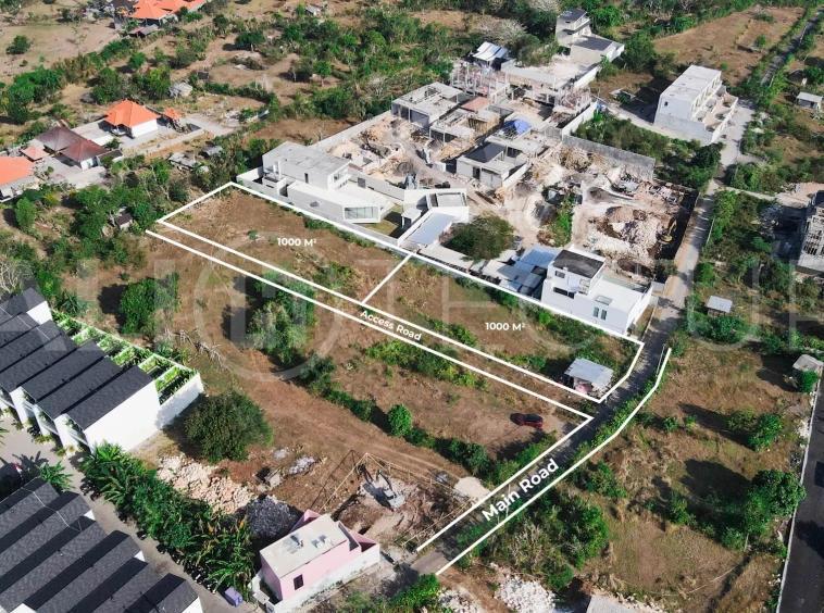 Pandawa Bali Freehold Land,1000 m² Ready to Build3