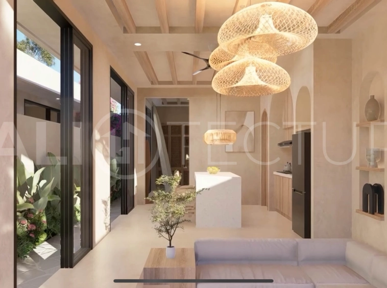 Bingin Off Plan Villa for Sale, Scandinavian Inspired 1 Bedroom11