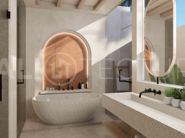 Bingin Off Plan Villa for Sale, Scandinavian Inspired 1 Bedroom15