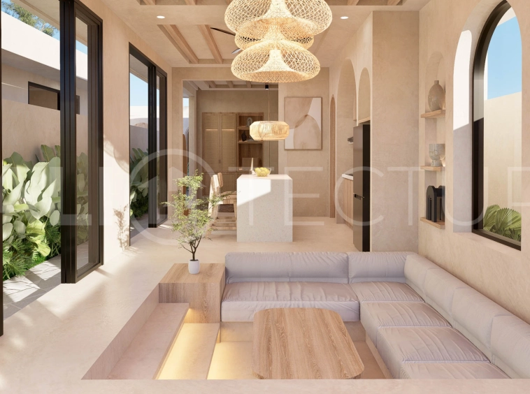Bingin Off Plan Villa for Sale, Scandinavian Inspired 1 Bedroom1