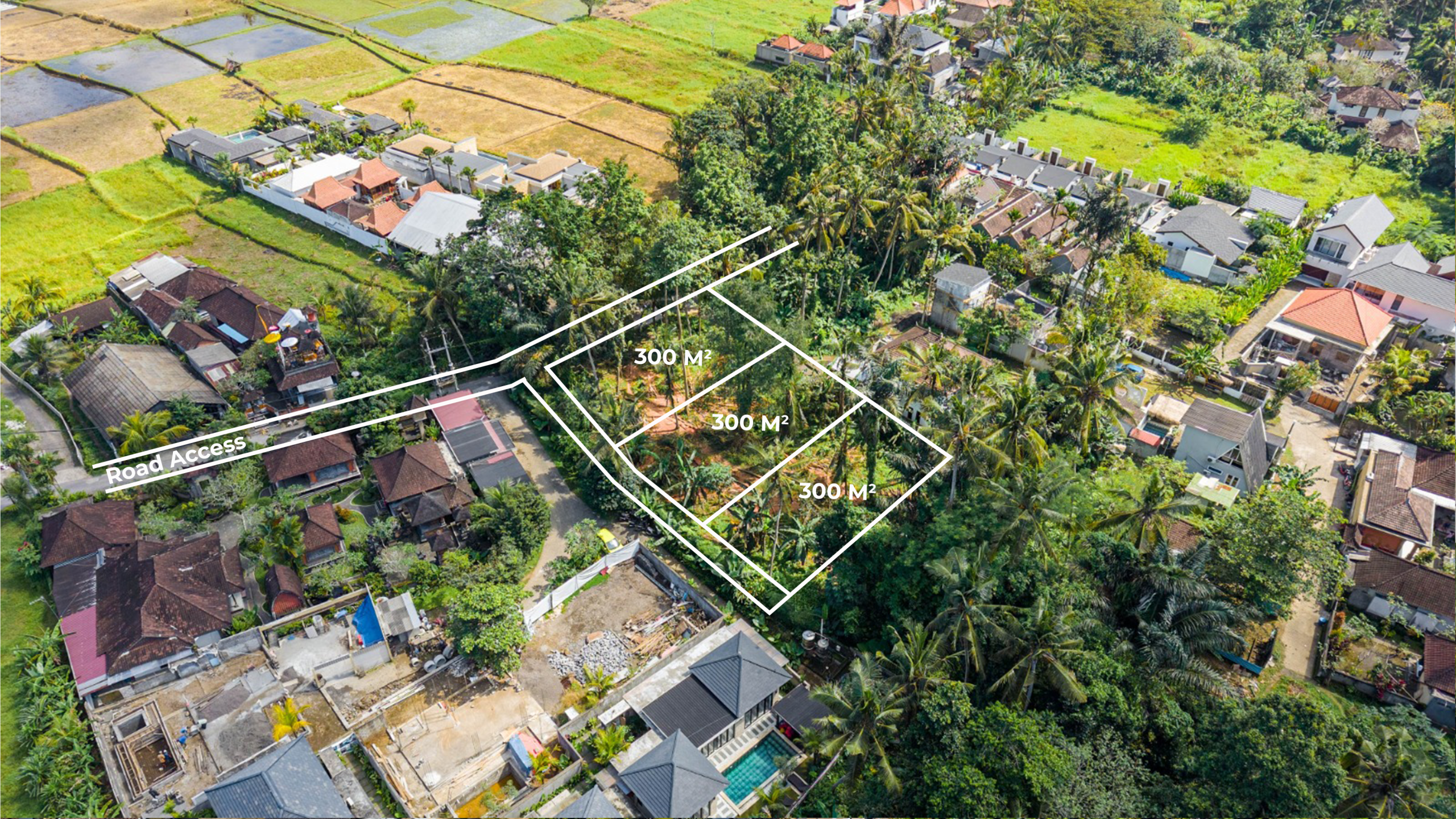 Prime 300 m² Leasehold Land in Ubud’s Peaceful Area 2