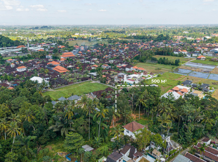 Select 500 m² Leasehold Land in Prime Ubud Area 500 m² Leasehold Land in Prime Ubud Area 3