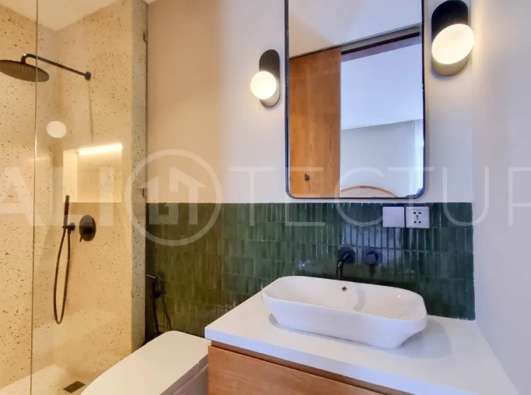 Tropical 2 Bedroom Villa with Ocean View Rooftop in Melasti 8