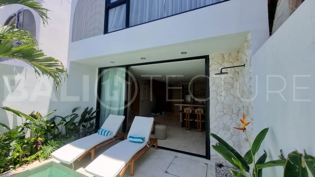 Tropical 2 Bedroom Villa with Ocean View Rooftop in Melasti 15