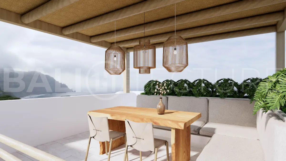 Modern 1 Bedroom Ocean View Villa for Sale in Melasti10