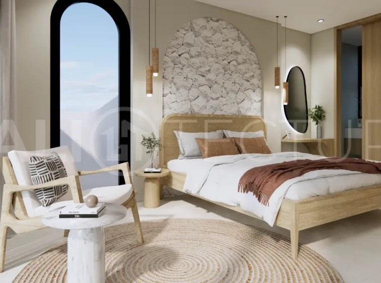 Modern 1 Bedroom Ocean View Villa for Sale in Melasti11