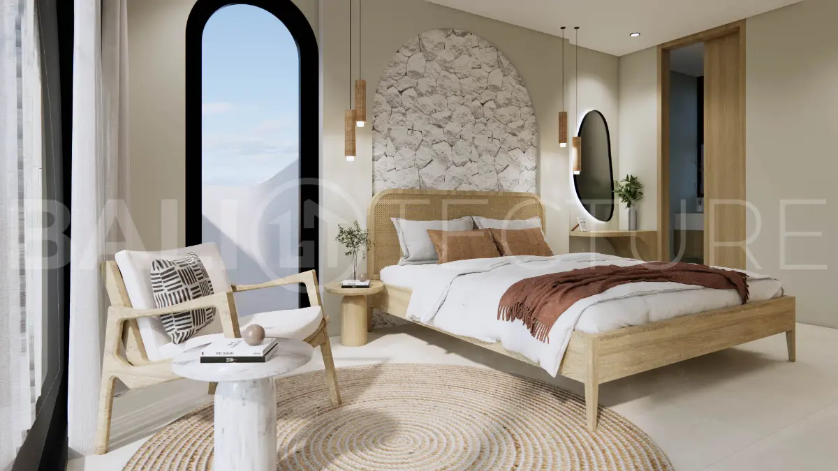 Modern 1 Bedroom Ocean View Villa for Sale in Melasti11