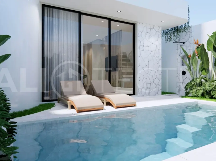 Modern 1 Bedroom Ocean View Villa for Sale in Melasti13