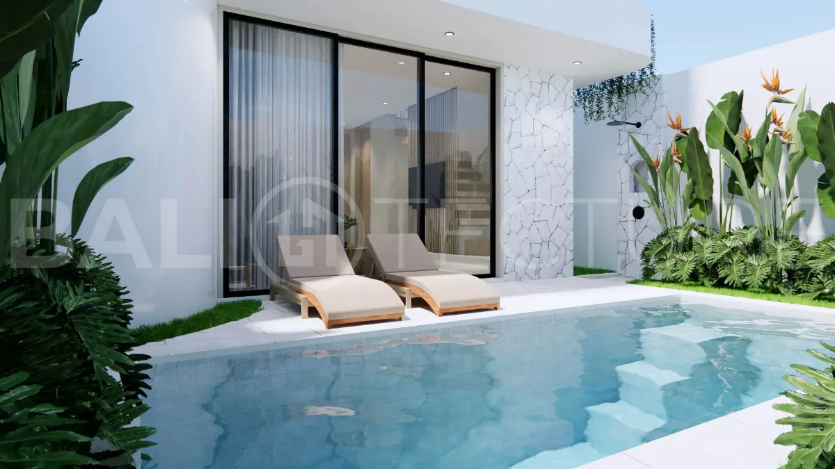 Modern 1 Bedroom Ocean View Villa for Sale in Melasti13