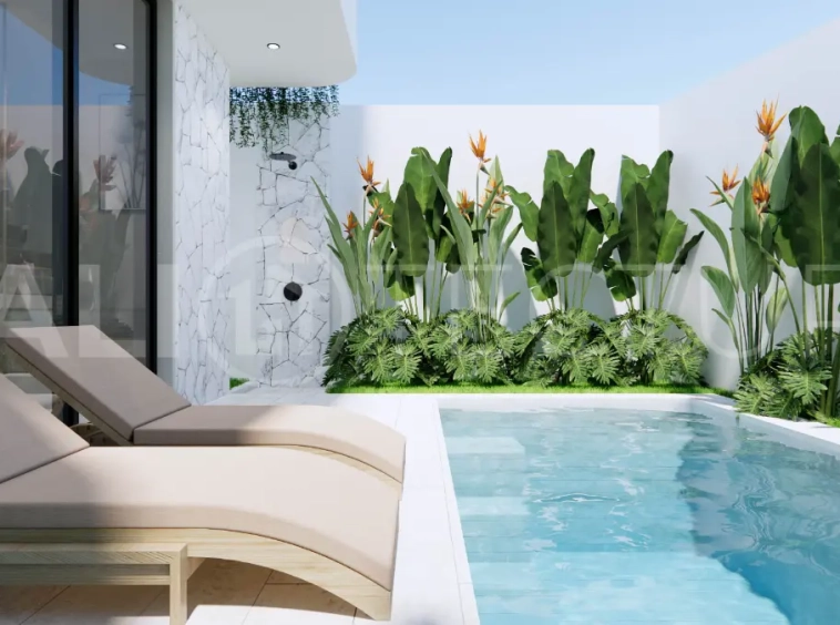Modern 1 Bedroom Ocean View Villa for Sale in Melasti14