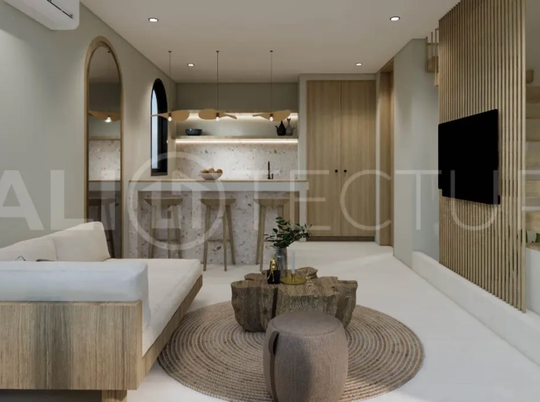 Modern 1 Bedroom Ocean View Villa for Sale in Melasti15