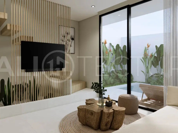 Modern 1 Bedroom Ocean View Villa for Sale in Melasti17