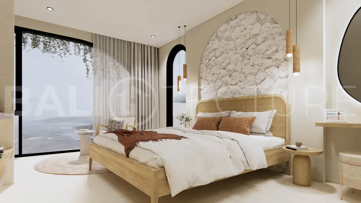 Modern 1 Bedroom Ocean View Villa for Sale in Melasti19