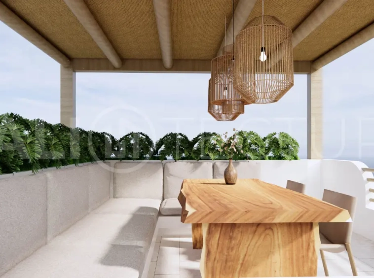 Modern 1 Bedroom Ocean View Villa for Sale in Melasti4