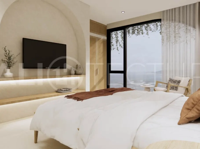 Modern 1 Bedroom Ocean View Villa for Sale in Melasti5