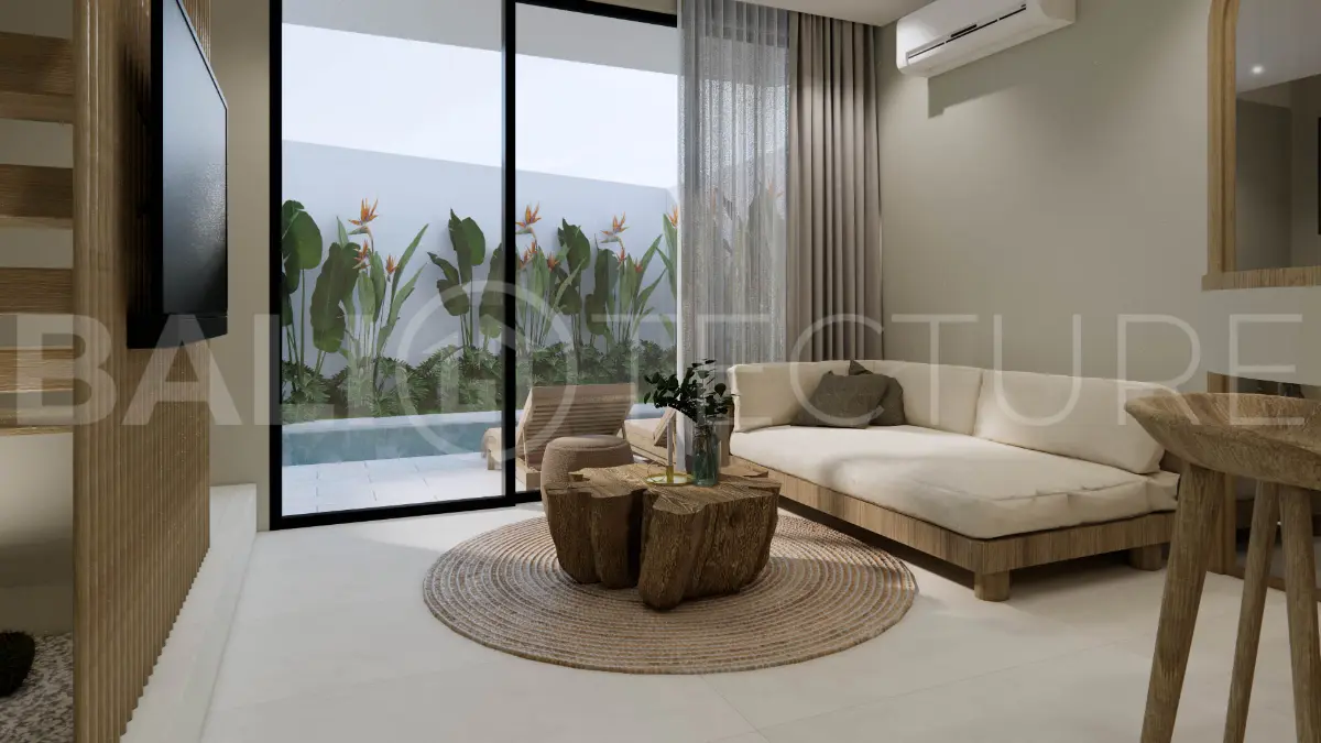 Modern 1 Bedroom Ocean View Villa for Sale in Melasti6