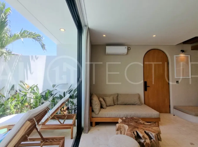 Tropical 2 Bedroom Villa with Ocean View Rooftop in Melasti 17
