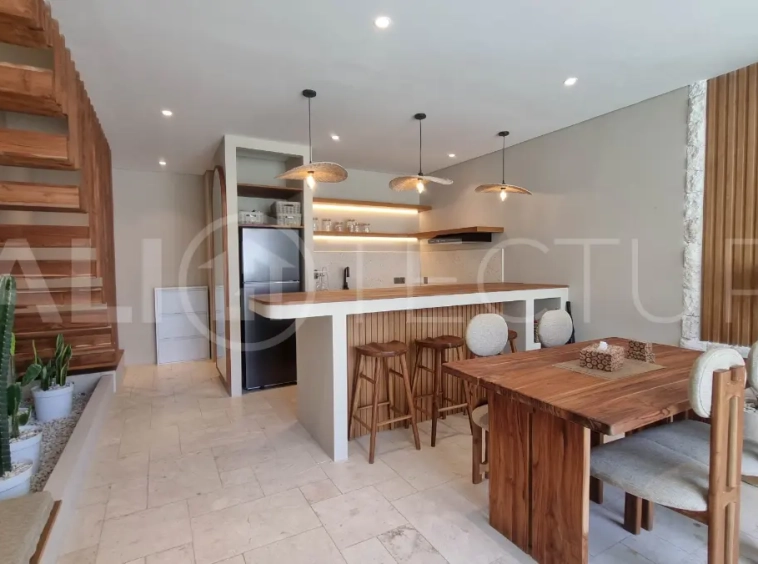 Tropical 2 Bedroom Villa with Ocean View Rooftop in Melasti 19