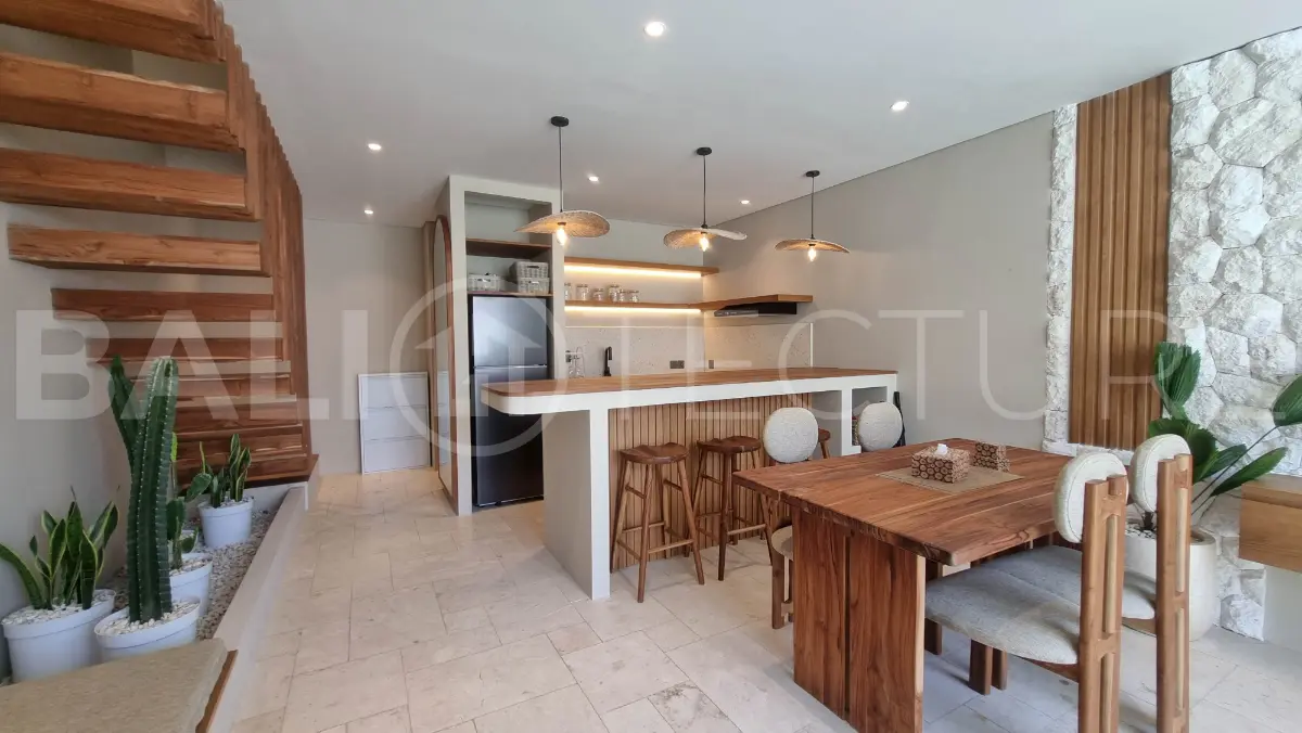 Tropical 2 Bedroom Villa with Ocean View Rooftop in Melasti 19