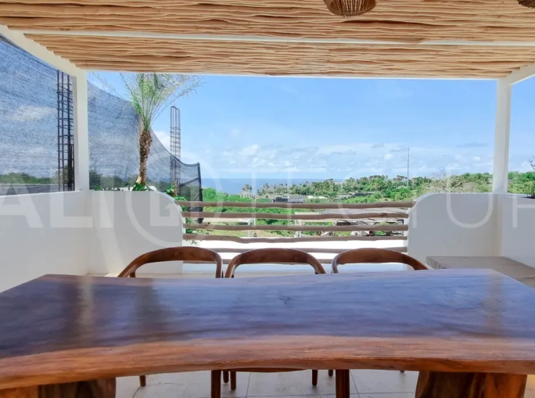 Tropical 2 Bedroom Villa with Ocean View Rooftop in Melasti 3