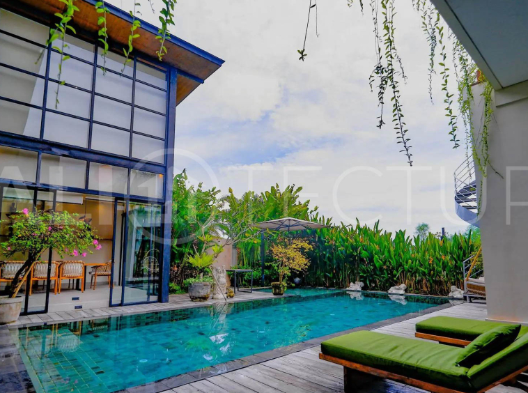 Stylish Leasehold Villa in Pererenan 6 Minutes to the Beach7