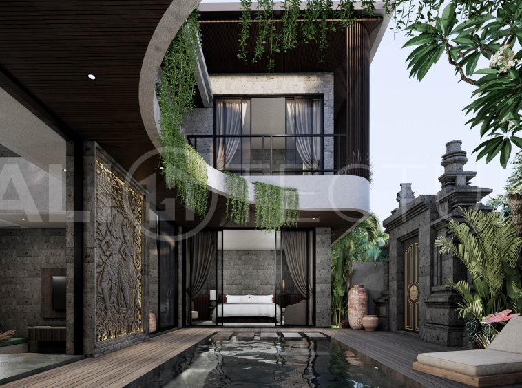 Tropical Contemporary Off-Plan Villas for Investment in Ubud for Sale 11