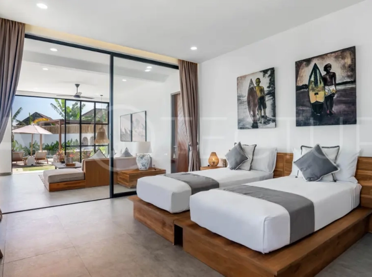 Modern 2-Bedroom Tropical Villa with Rice Field Views in Cemagi11