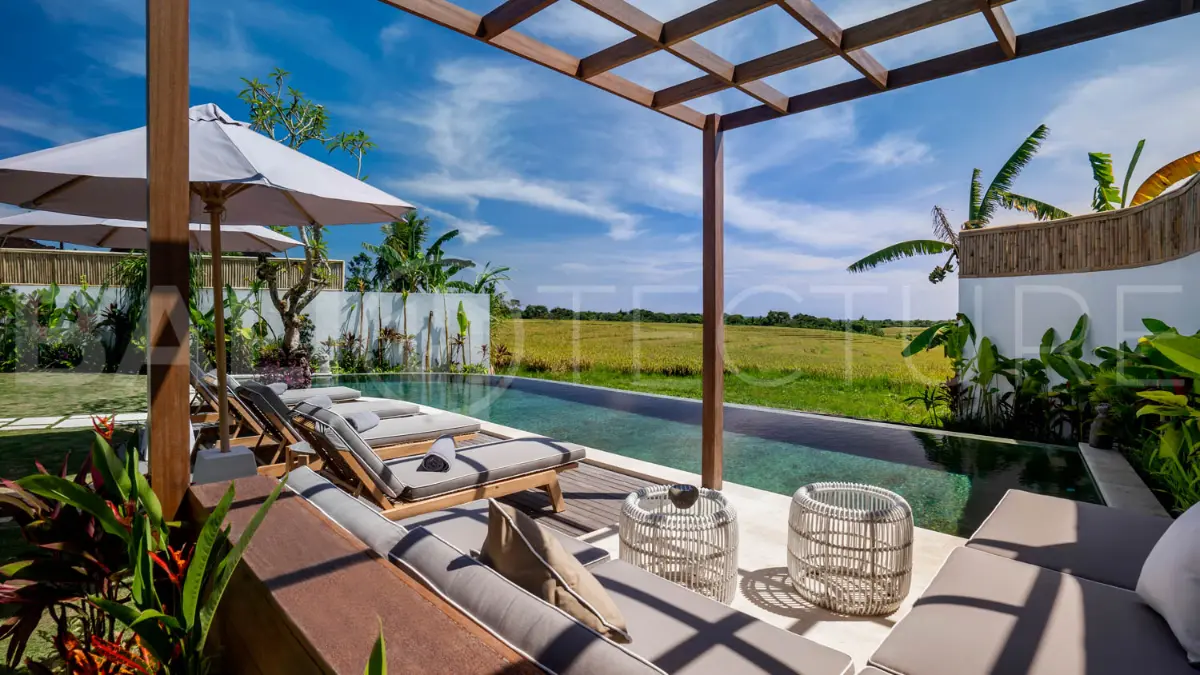 Modern 2-Bedroom Tropical Villa with Rice Field Views in Cemagi16