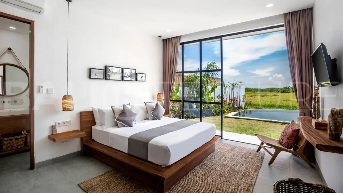 Modern 2-Bedroom Tropical Villa with Rice Field Views in Cemagi2