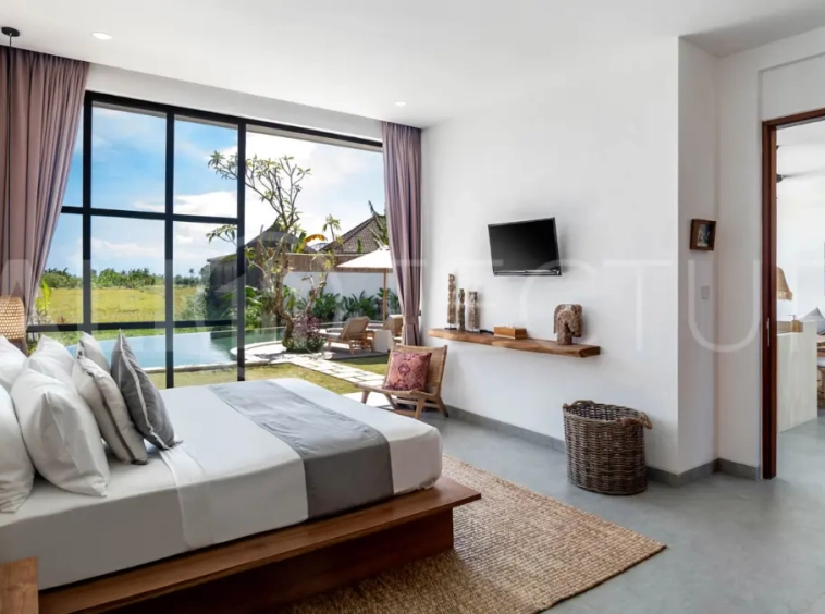Modern 2-Bedroom Tropical Villa with Rice Field Views in Cemagi3