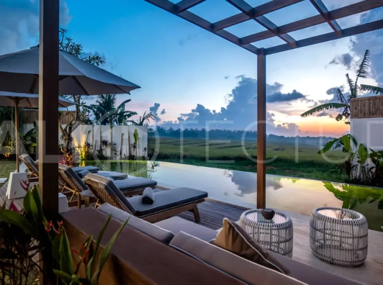 Modern 2-Bedroom Tropical Villa with Rice Field Views in Cemagi20