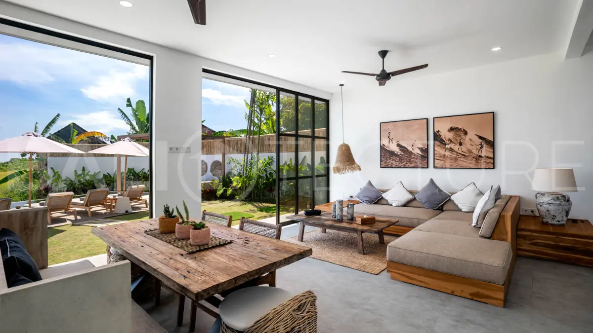 Modern 2-Bedroom Tropical Villa with Rice Field Views in Cemagi4