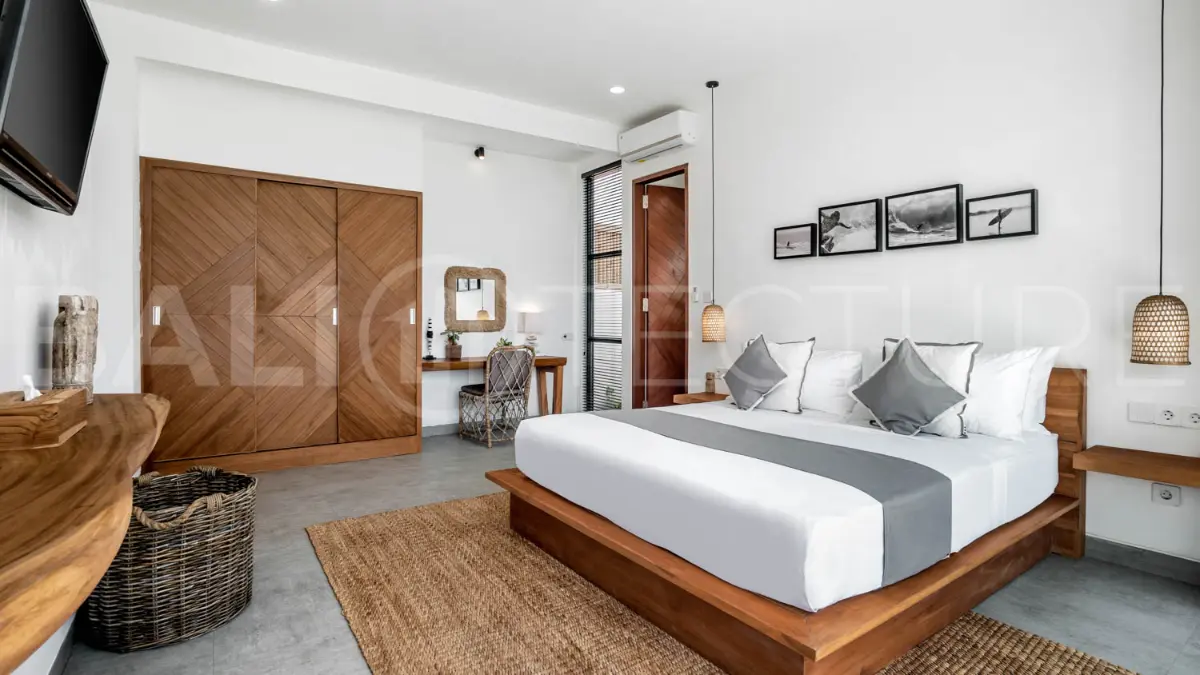 Modern 2-Bedroom Tropical Villa with Rice Field Views in Cemagi5